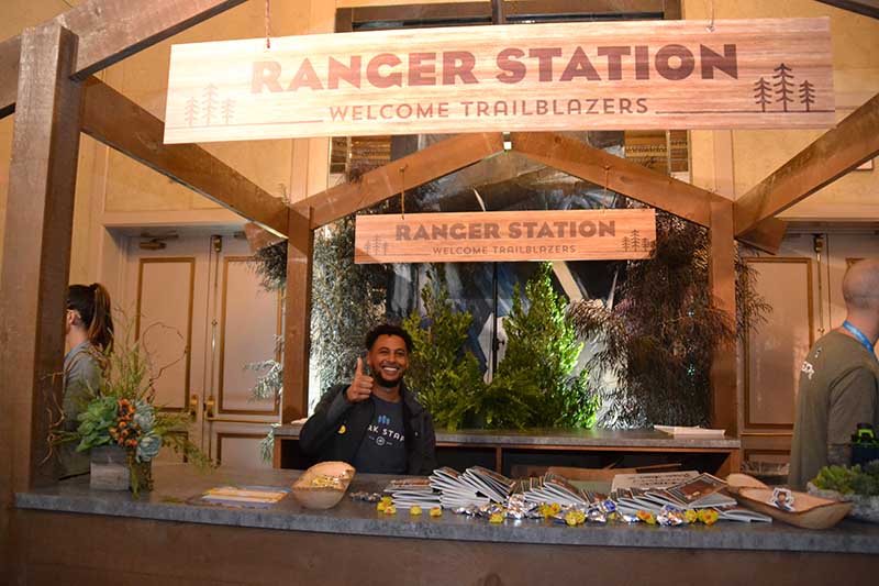 The Ranger Station at Dreamforce 2018, where attendees could stop by and get directions. With Salesforce.org, you don’t have to go it alone with your nonprofit technology.